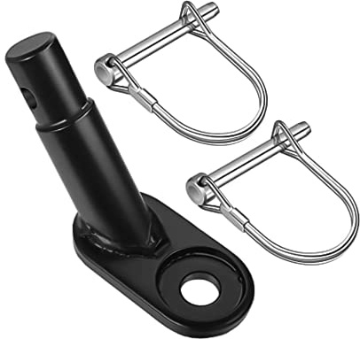 Thinvik Coupler Hitch Attachments for Instep & Schwinn Bike Trailers, Angled Couplers Metal Accessories for Kids & Pets, for Various of Bicycle Carriers, Trailer Size