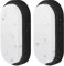ANWIO 14W Outside Black Led Oval Bulkhead Light,Ip54 Waterproofled Porch Sconce Lighting, Outdoor LED Wall Light,Ceiling Light,980LM,4000K Natural White Bathroom Ceiling Light,220-240V(2 Pack)