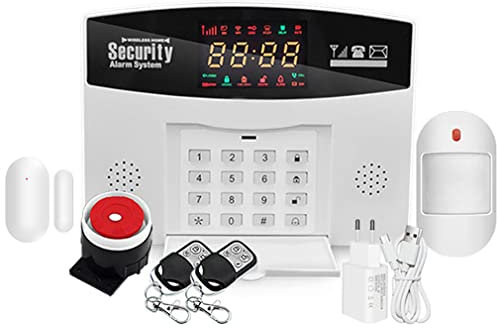 Sistema de Alarma, Tuya gsm WiFi Alarma 4G Alarma antirrobo inalámbrica para el hogar Negocio Pantalla táctil Alarmas Aplicación móvil Control Remoto Sirena Inteligente para el hogar