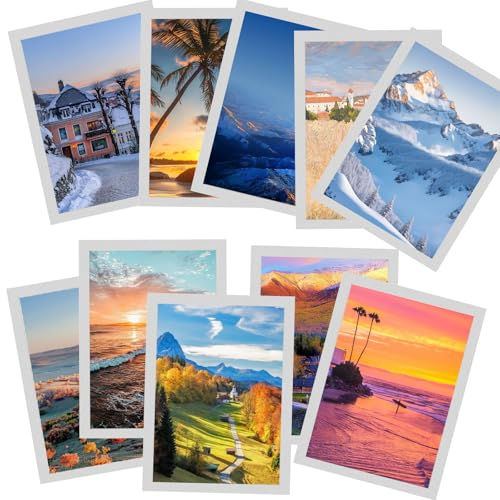 xiaowanwan 10 Stück Magnetrahmen A4,Magnetische Bilderrahmen,A4 Info-Rahmen,Magnetrahmen Selbstklebend für Diamond Painting Rahmen,Wanddekorationen wie Poster und Fotos (Silber)