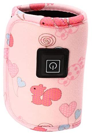 ifundom USB Heating Baby Bottle Insulated Tote Bag Constant Temperature Portable Milk Warmer for Home Travel Car Random Color