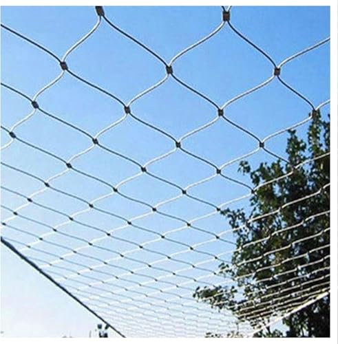 Rete a corda flessibile in acciaio inox Rete di recinzione in acciaio inossidabile, resistente, con connessioni a scatto, fori for rete di recinzione intrecciata flessibile for giardino agricolo Rete