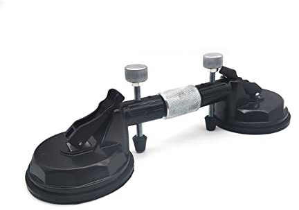 1pcs Setter de costura de piedra sin costura Setter de nivelación de vacío de goma manual for juntas con 5quot;Herramienta de instalación de encimera de ventosas for granito, piedra, mármol, losa para