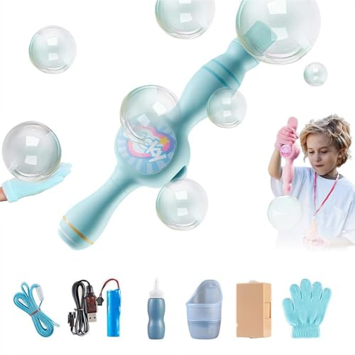Máquina de burbujas de humo y varita mágica elástica, nueva máquina de burbujas de humo colorida 2026, máquinas mágicas de burbujas de niebla interactivas para fiesta, máquina de burbujas de humo