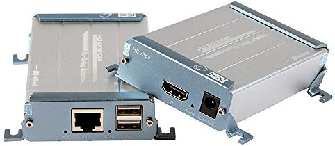 Mirabox KVM 80m HDMI Extender Avec USB Over CAT5 / Cat5e / Cat6 / Cat6e Câble LAN Simple Sans Perte Sans Latence Pas De Délai Pour DVR, DVD, Home Theater Support Clavier Et Souris (ARX560)