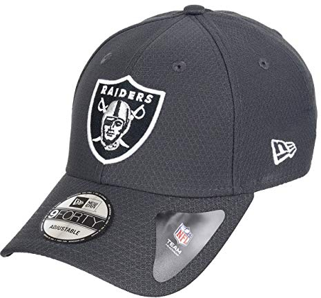 New Era Las Vegas Raiders NFL Hex Era Graphite 9Forty Cap - One-Size