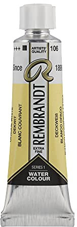 Rembrandt Aquarelltube 10 ml Deckweiß 106 (05011060)