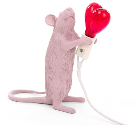 SELETTI - Mous lamp step love edition - Rosa - TAGLIA UNICA