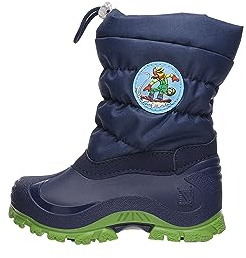 Lurchi Jungen Unisex Kinder FORBY Schneestiefel, Jeans Snowboard, 22 EU
