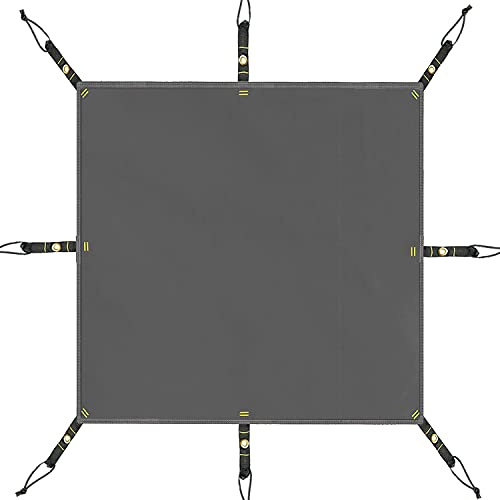 Farfly Tent Footprint Waterproof PU 3000 Easy Set up Heavy Duty Ultralight Tent Footprint for Camping,Hiking, Backpacking, Hammock, Beach Grey 94'' X 94''
