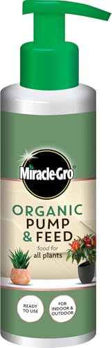 Miracle-Gro Pump & Feed All Purpose Liquid Plant Food 200ml – Ready to Use Fertiliser for Indoor & Outdoor Plants – Easy Pump Bottle – Feeds for Up to 8 Weeks