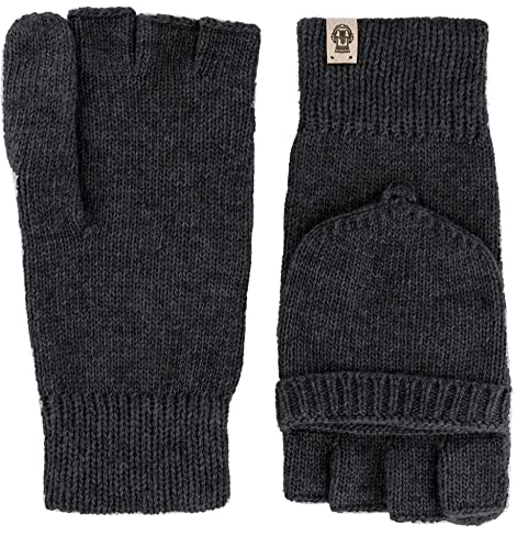 Roeckl Damen Essentials Kapuzenhandschuh Handschuhe, Grau (Anthracite 090), One Size