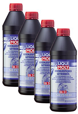 Liqui Moly 4X 4433 Hochleistungs-Getriebeöl (GL4+) SAE 75W-90
