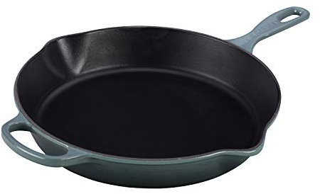 Le Creuset Signature Hohe Brat- und Servierpfanne aus Gusseisen, für alle Herdarten und Backöfen, 26 cm, 2 Liter, Ocean, 20187263600422