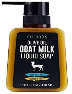 OLIVOS Natural Olive oil Goat Milk Liquid Seife 450 ml