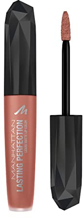 Manhattan Lasting Perfection Liquid Matte Lip Color, Fb. 120 Noho Mocha, flüssiger Lippenstift, ultra-matt, 5,5 ml