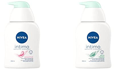 NIVEA 1er Pack Waschlotion für den Intimbereich, 1 x 250 ml Spender, Intimo Sensitive & Intimo Mild Fresh Waschlotion, für den Intimbereich (1 x 250 ml)