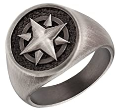 s.Oliver Herren-Herrenring Edelstahl 60, Silber 32024533