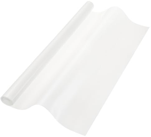QUARKZMAN 15.7IN x 5.9FT Rollos de Tapete de Silicona para Hornear Resistentes al Calor Tapetes de Repostería Antiadherentes Antideslizantes para Encimeras Blanco
