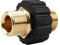 Adaptateur de Tuyau à Raccord Rapide Double Mâle M22 x 1,5 pour Nettoyeur Haute Pression, Compatible avec HD & HDs, Diamètre Intérieur 14 mm – Connecteur en Laiton Durable