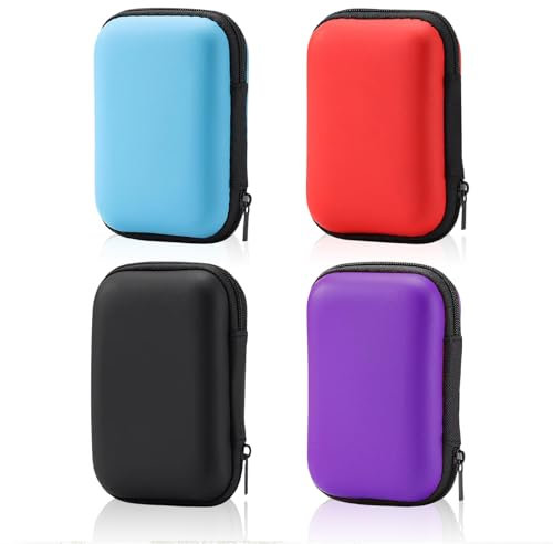 Mrltau 4 Stück Spielkarten Box, Robuste Kartenbox für Spielkarten, Spielkarten Etui für UNO Kartenspiel Phase 10 Kartenspiel Cabo Kartenspiel