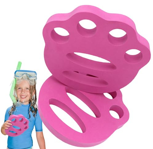 Set di 2 dischi da nuoto in EVA, con impugnatura resistente, strumento per fitness in piscina con facile utilizzo, resistenza regolabile, ideale per principianti
