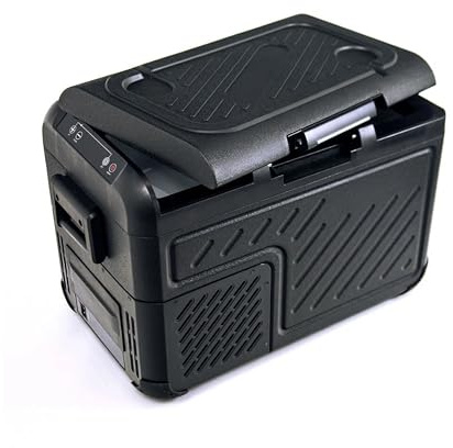 Outdoor Revolution 25L Compressor Cooler Box - DC 12/24V UK Plug + EU Adapter, Portable Electric Fridge Freezer for Camping & Outdoor Use, Car & Caravan Compatible (40.0, litres)