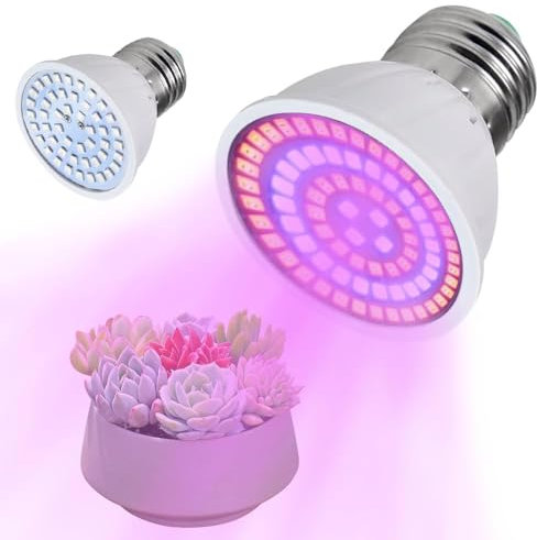 GAESHOW LED Grow Light Bulb, E27 36W Plant Growing Lamps Energy Saving Replace Sunlight, Full Spectrum Grow Light for Indoor Plants, Seedlings Vegs Flowers Hydroponics