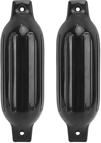 Guardabarros para Barcos, Paquete de 2 Guardabarros para Atraque, Kit de Parachoques Inflables para Barcos de 4,5 X 16 Pulgadas, Boya de Parachoques para Barcos Marinos