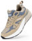 FitVille Chaussures Sport Homme Pied Large Baskets Running Antidérapant Respirant Course Jogging Marche Beige 46 EU Large