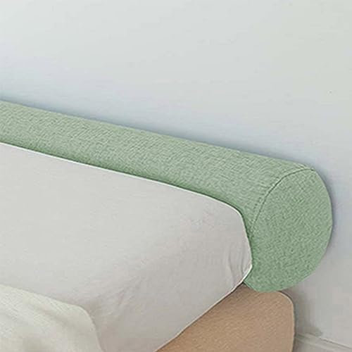 Cuscino lungo per letto, morbido cuscino rotondo per bracciolo del divano, protezione per il comodino (20 x 120 cm, luce n), ideale per comfort e relax.