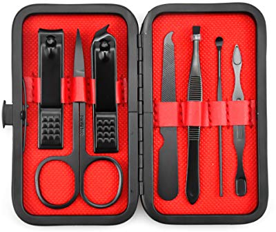 Kit Manicure Professionale Completo Set Pedicure Piedi Set Manicure Uomo Tagliaunghie Professionale Kit Pedicure e Manicure per Donne Kit Manicure da Viaggio