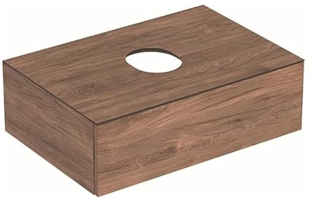 Geberit Waschtischunterschrank VariForm 75x23,5x51cm, 1 La., f Aufsatzwaschtisch, N hick.
