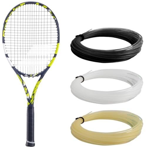 Babolat - Raquette de Tennis, Evo Aero Cordée, Taille Standard, Jaune/Noir, Graphite, Idéale pour Joueurs Occasionnels à Réguliers, Puissance et Confort Optimisés