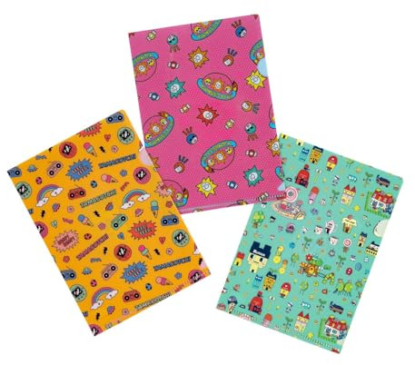 Hobonichi Techo Accessories – Tamagotchi: Hobonichi Folder Set of 3 for A6 Size (Tamagotchi)