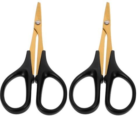 Vaguelly 2 tijeras para manualidades: tijeras curvas de precisión para reparar carrocerías de coches RC. Herramientas de corte para aficionados a la construcción de vehículos RC, aviones, camiones