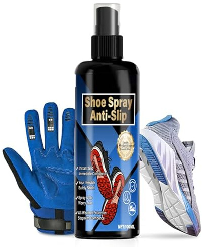 Spray Till Förbättrat Grepp På 100 ml Förstärkare Till Sko Grepp | Omedelbar Fotbeklädnads Förstärkare För Kängor, Gymnastik, Basketboll, Fotboll, Tennis, Volleyboll, Baseboll, Camping Och