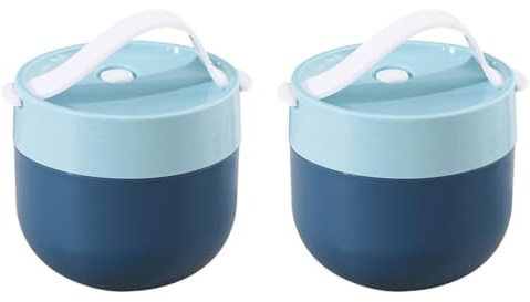 Gatuida Portable Soup Cup Breakfast Bowl Milk Mug for Travel Office Use