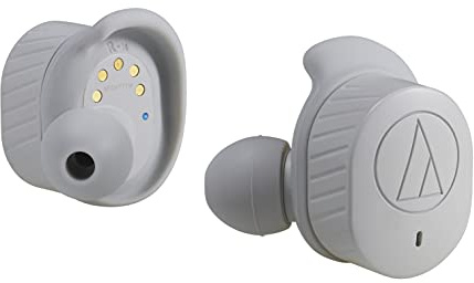 Audio-Technica ATH-SPORT7TW True Wireless Sport Headphones - Grey