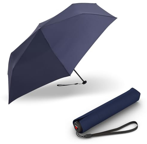 Knirps I.030 small manual paraguas de bolsillo I paraguas de bolsillo muy ligero que pesa sólo 115 g I pequeño paraguas de viaje I cabe en todos los bolsillos I estable con viento y lluvia