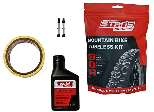 Stan's NoTubes Unisex – Erwachsene MTB Tubeless-Kit, Schwarz, Einheitsgröße