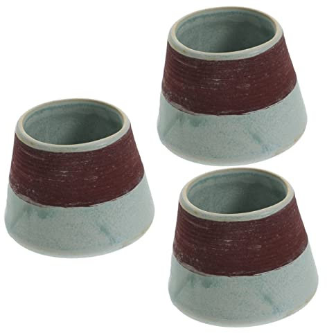 BESPORTBLE 3pcs Ceramic Matches Holder Washable Matches Container for Living Decor Storage Holder for Matchstick Jar Ceramic Adornment for Burning Incense