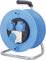 as - Schwabe Camping Kabeltrommell Leertrommel Ø285 mm für ca. 50 m Kabel, 2 Einbausteckdosen mit Klappdeckel 230V/16A, 1 CEE Steckdose 230V/16A, Thermoschutzschalter, IP44, Blau, 10179