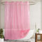 Barossa Design Duschvorhang oder Einlage ohne Haken, weiches Eva, 10 g, extra strapazierfähig, mit 3 Magneten für Badezimmer, Standardgröße 180,3 x 188 cm, transparentes Rosa