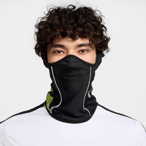 Nike Academy HF0784-011 Dri-Fit Ballon de football Noir/volt/argenté métallisé Taille L/XL