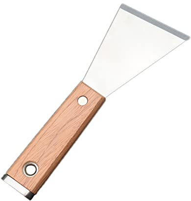 ARTIBETTER Taglierina Per Stucco Con Lama Ondulata Per La Rimozione Di Vernice E Stucco Su Spatola in Acciaio Per Stucco