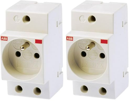 ABB - Prise modulaire 2P+T M1174 (Lot de 2)