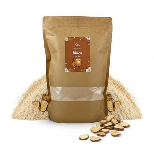 Maca (Lepidium meyenii) torkad lösvikt 500 g – för örtinfusioner, 100% naturlig, utan tillsatser – La Herbera
