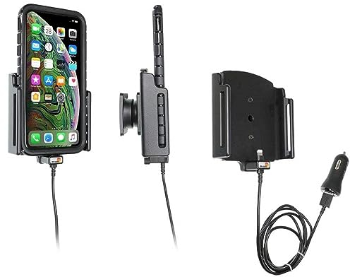Brodit Gerätehalter 721083 | Made IN Sweden | mit Ladefunktion für Smartphones - Apple iPhone 11 Pro Max, iPhone XS Max