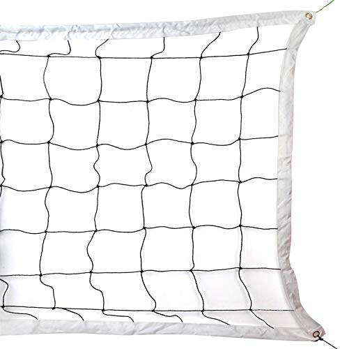 BlesMaller Volleyballnetz Tragbare & Faltbare Volleyball Ersatznetz 9.5m x 1m Outdoor/Strand/Pool/Garten Sport Net für Federball Tennis